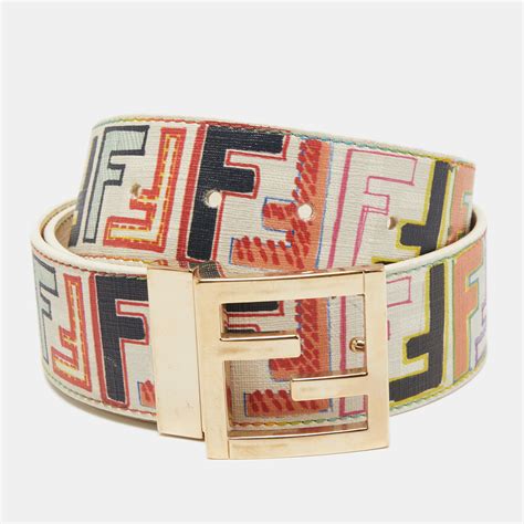 fendi multicolor dress|fendi multicolor belt.